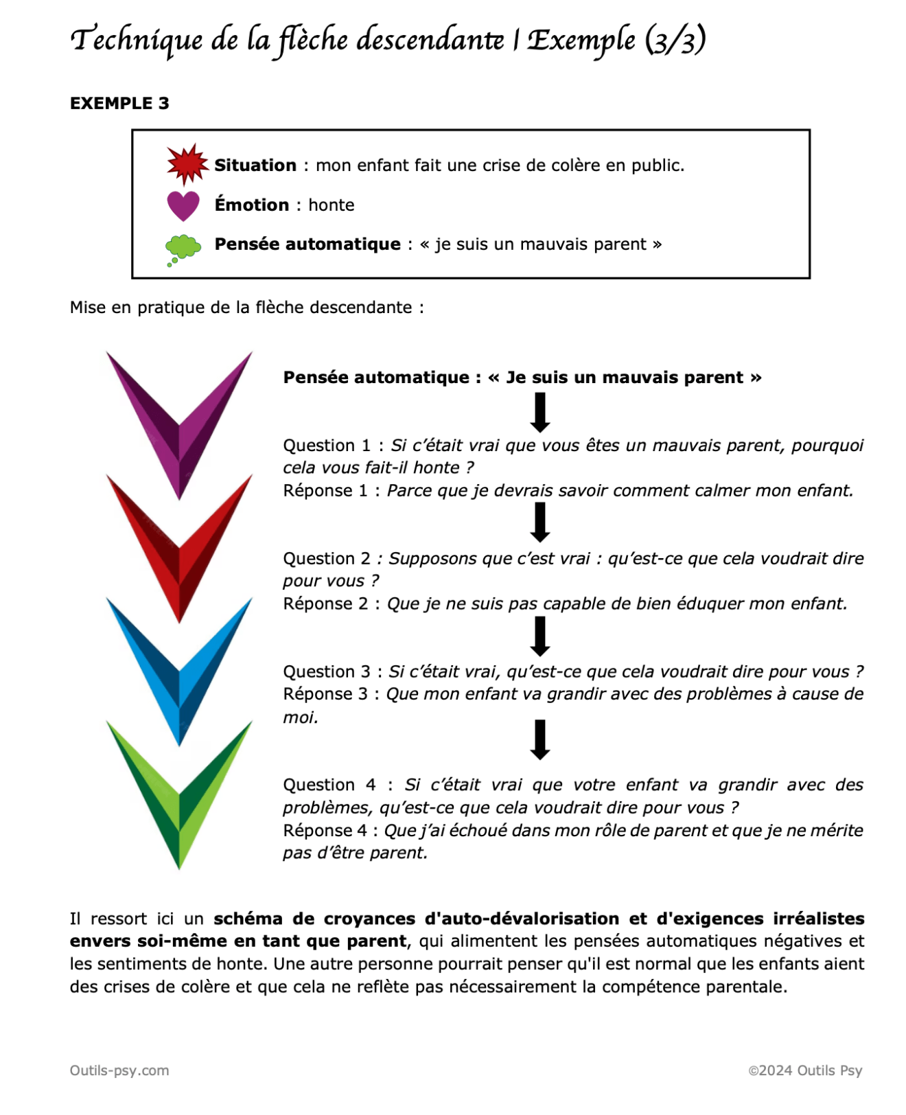 Exercices de thérapie (TCC) PDF
